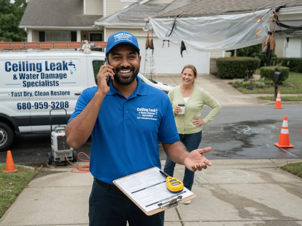 Ceiling Leak Cleanup Newton, TX FAQs